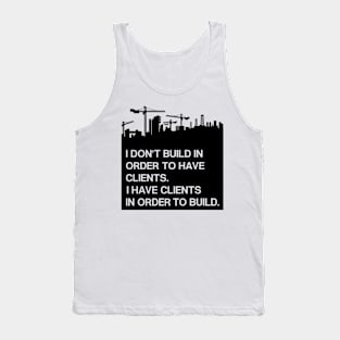 I have clients in order to build Tank Top